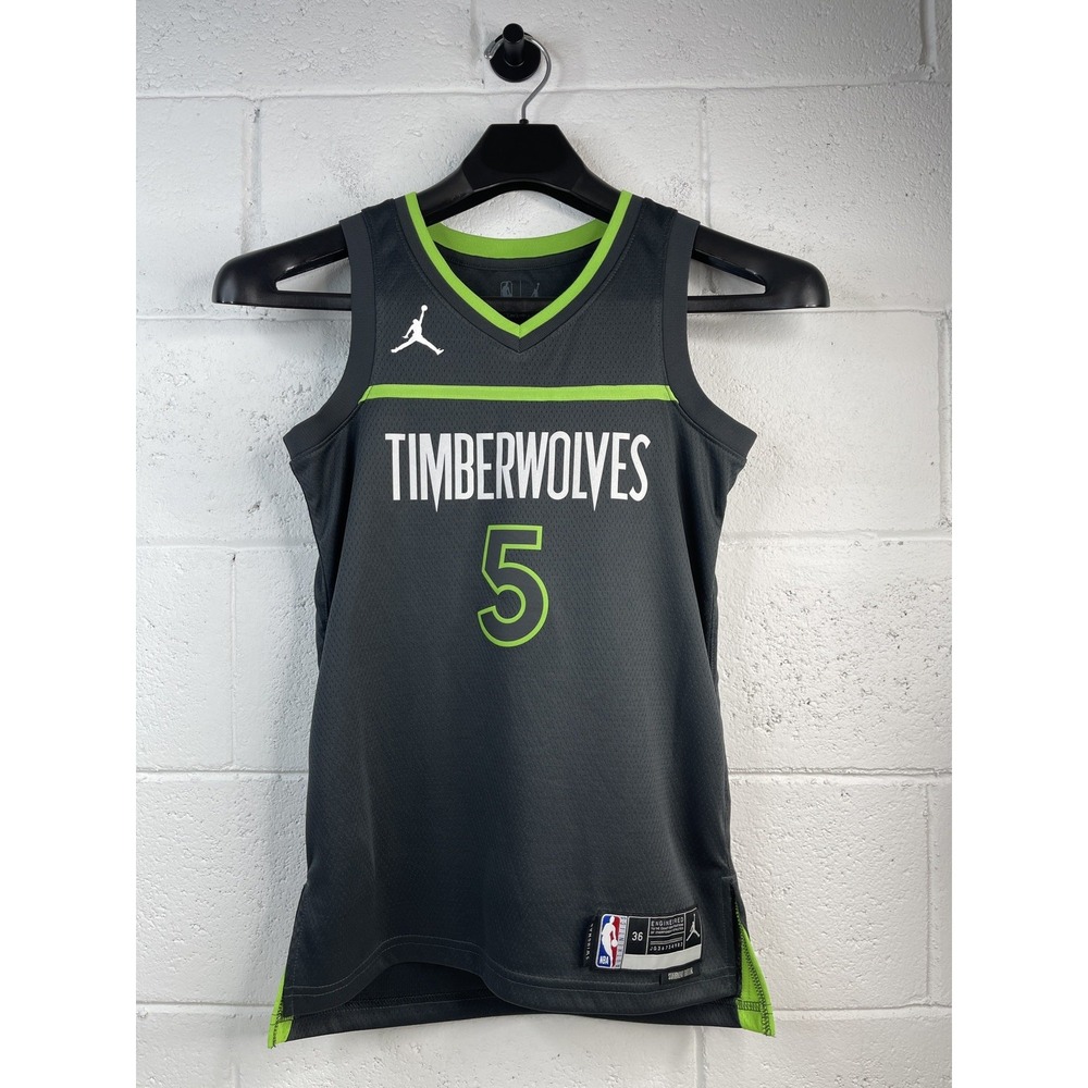 Jordan Timberwolves Anthony Edwards #5 Statement Edition Jersey Size Youth